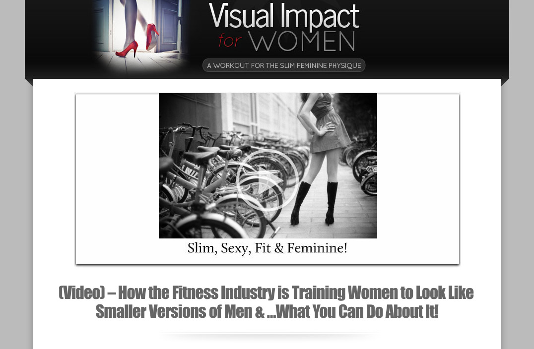 Visual Impact for Women Website