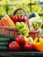 healthy food basket